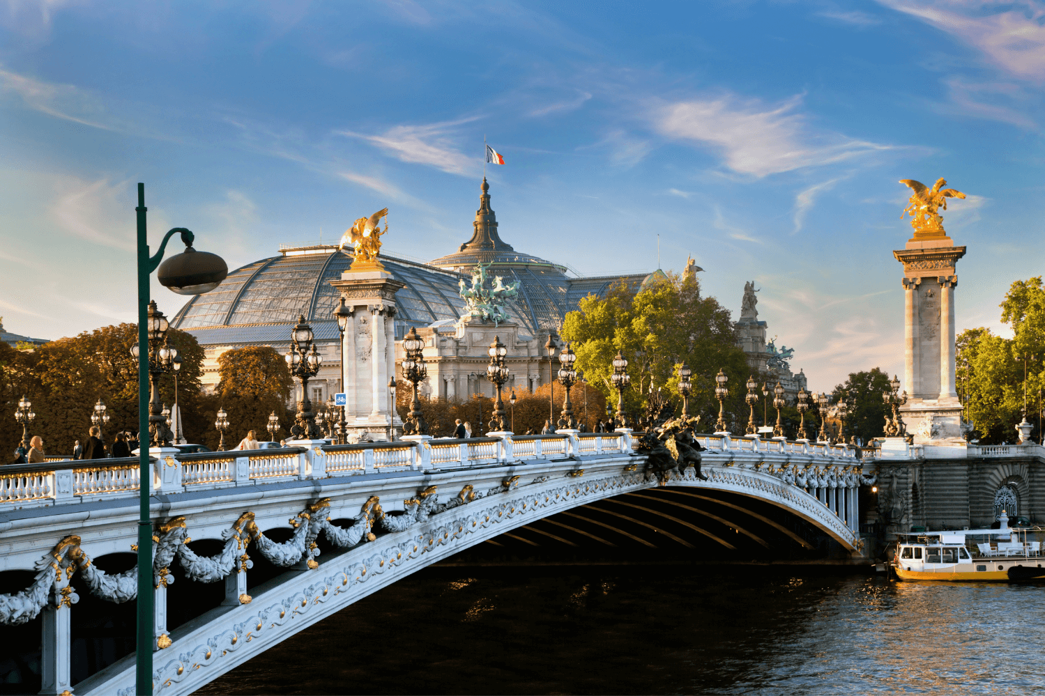 Pont Alexandre III, Grand Palais, Paris 8th district