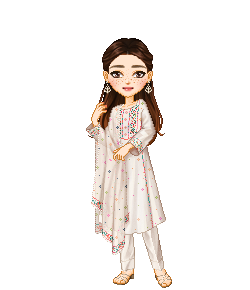 Image d'une tenue (Kurta+Dupatta+pantalons)