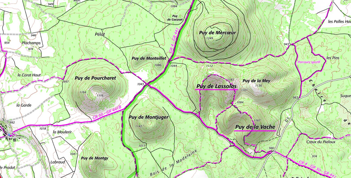 Carte topographique - l'Estompage 17313128073058815480